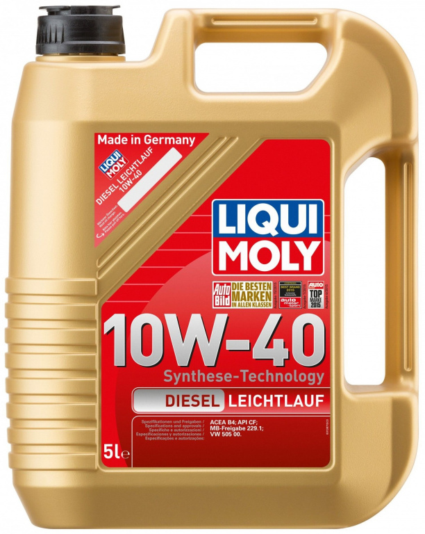 Ulei Motor Liqui Moly Leichtlauf Diesel 10W-40 5L 21315