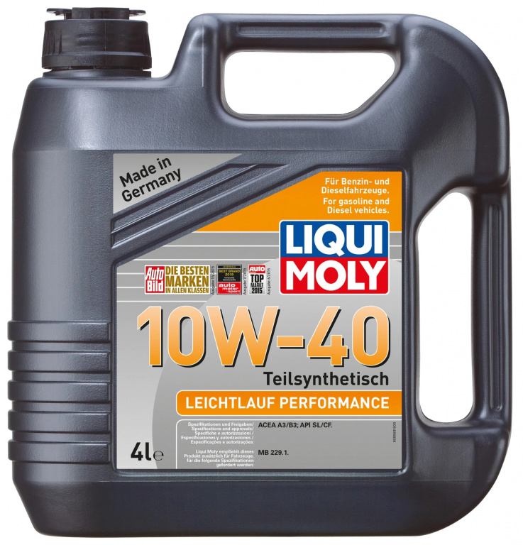 Ulei Motor Liqui Moly Leichtlauf Performance 10W-40 4L 8998