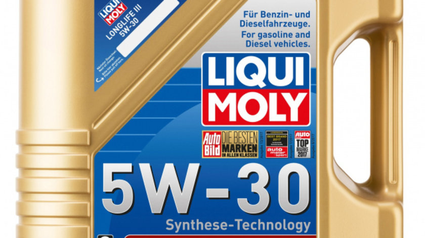 Ulei Motor Liqui Moly Longlife III 5W-30 5L 20822