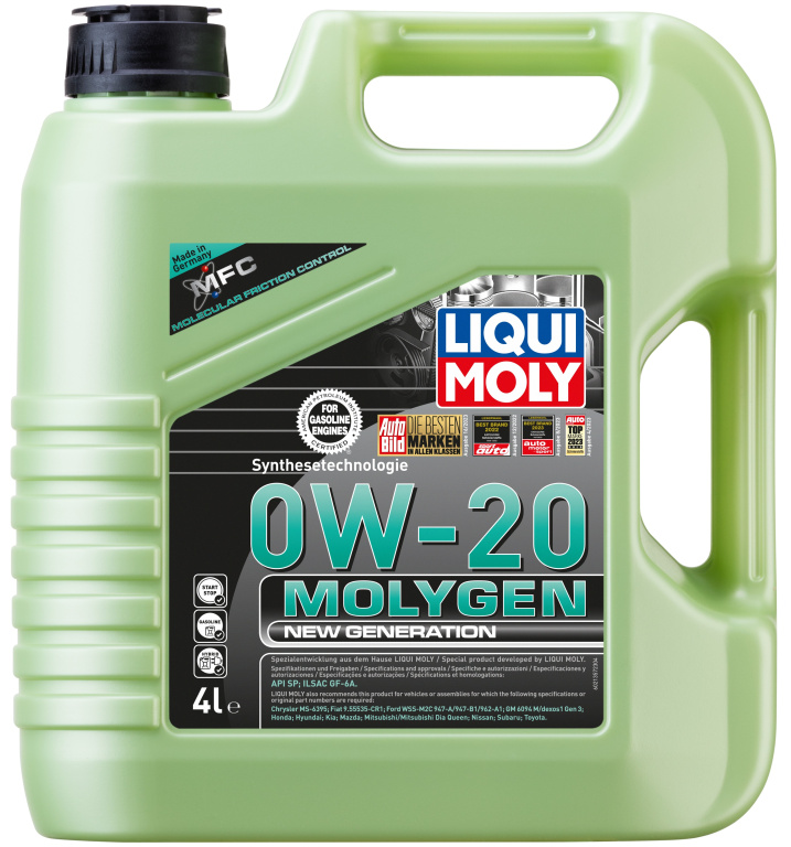 Ulei Motor Liqui Moly Molygen New Generation 0W-20 4L 21357