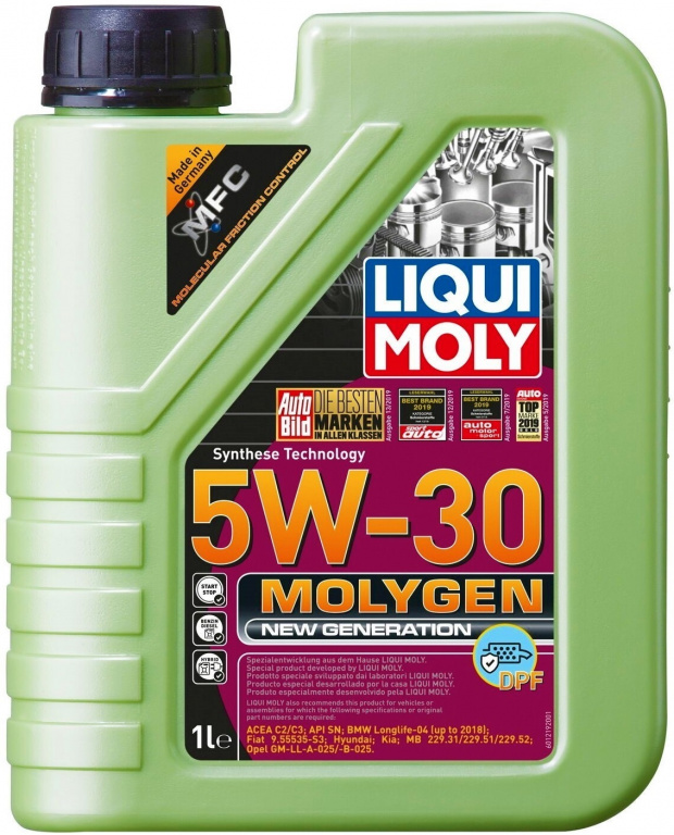 Ulei Motor Liqui Moly Molygen New Generation 5W-30 DPF 1L 21224