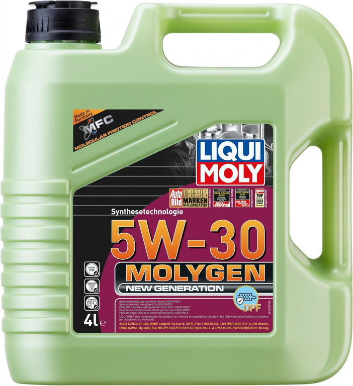 Ulei Motor Liqui Moly Molygen New Generation 5W-30 DPF 4L 21225