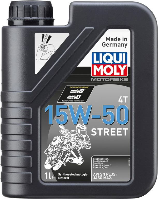 Ulei Motor Liqui Moly Motorbike 4T 15W-50 Street 1L 2555