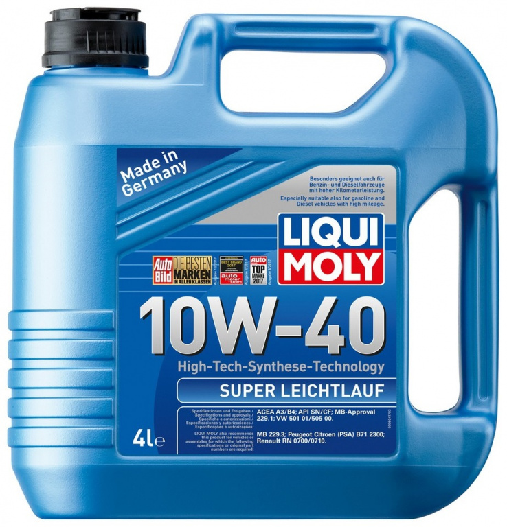 Ulei Motor Liqui Moly Super Leichtlauf 10W-40 4L 9504