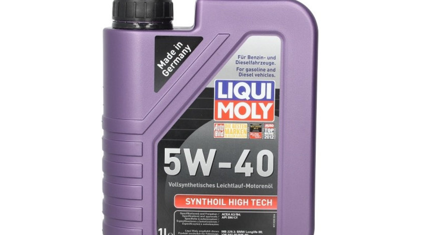 Ulei motor Liqui Moly Synthoil High Tech 5W40 1L 2622 piesa NOUA