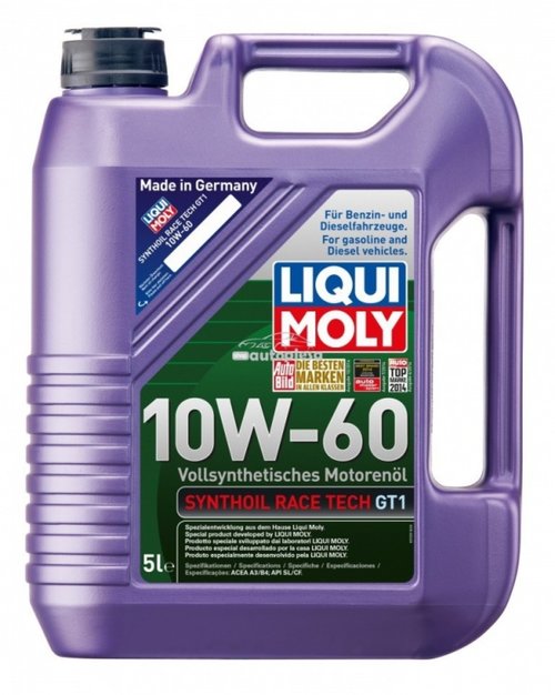 Ulei motor Liqui Moly Synthoil Racetech GT1 10W60 HD 5L 1391 piesa NOUA