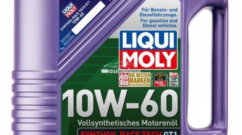Ulei motor Liqui Moly Synthoil Racetech GT1 10W60 HD 5L 1391 piesa NOUA