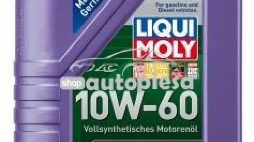 Ulei motor Liqui Moly Synthoil Racetech GT1 10W60 HD 1L 1390 piesa NOUA