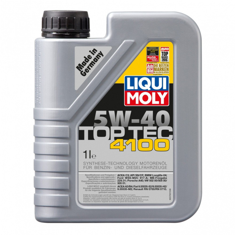 Ulei motor Liqui Moly Top Tec 4100 5W40 1L 3700 piesa NOUA