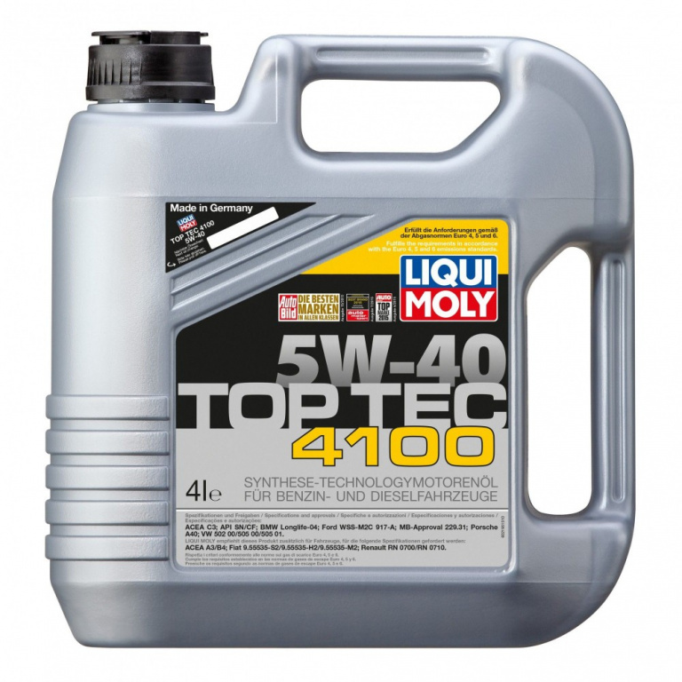 Ulei motor Liqui Moly Top Tec 4100 5W40 4L 2195 piesa NOUA