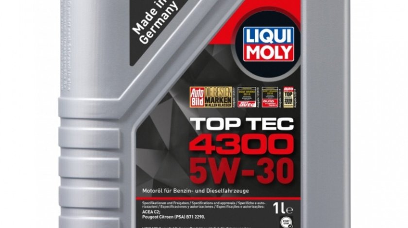 Ulei motor Liqui Moly Top Tec 4300 5W-30 3740 1L