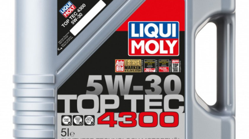 Ulei motor Liqui Moly Top Tec 4300 5W30 5L 3741 piesa NOUA