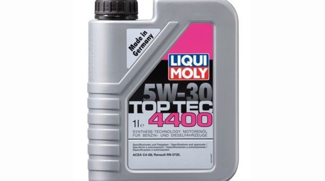 Ulei motor Liqui Moly Top Tec 4400 5W30 1L 3750 piesa NOUA