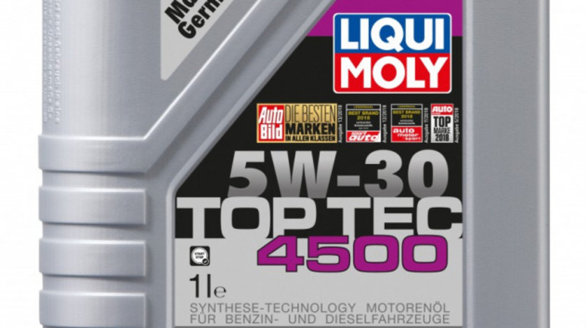 Ulei motor Liqui Moly Top Tec 4500 5W 30 1L 3724 piesa NOUA