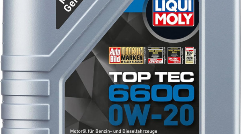 Ulei Motor Liqui Moly Top Tec 6600 0W-20 1L 21410