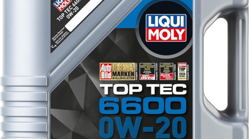 Ulei Motor Liqui Moly Top Tec 6600 0W-20 5L 21411