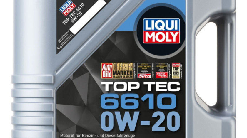 Ulei Motor Liqui Moly Top Tec 6610 0W-20 5L 21662