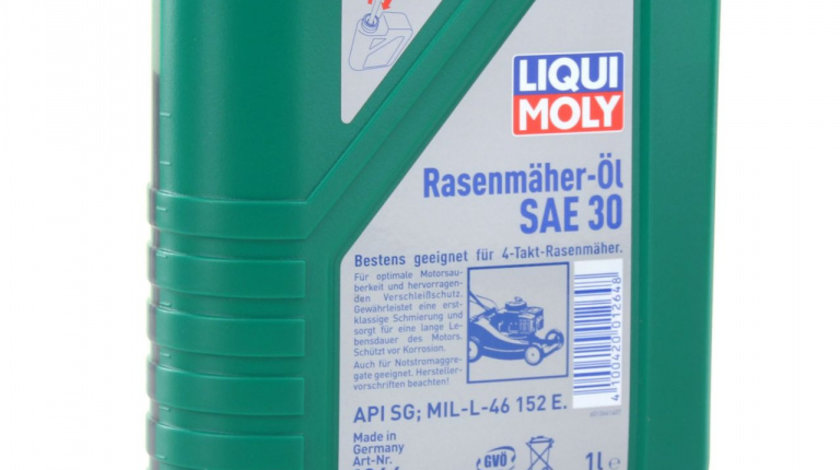 Ulei Motor Maisni Tuns Iarba Motocositoare Liqui Moly Rasenmäheröl SAE 30 1L 1264