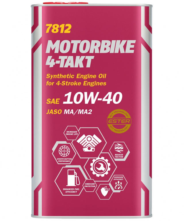 Ulei Motor Mannol 4T Motorbike 4-Takt 10W-40 4L MN7812-4ME