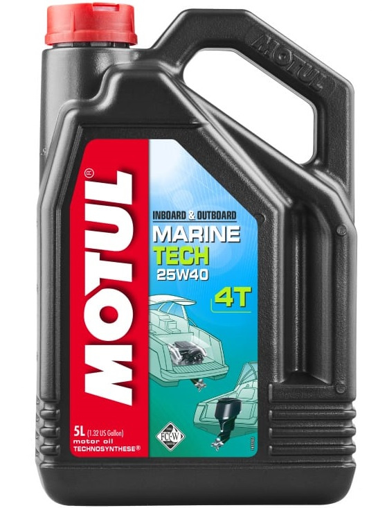 Ulei Motor Marine Motul Marine Tech 25W-40 4T 5L 107716