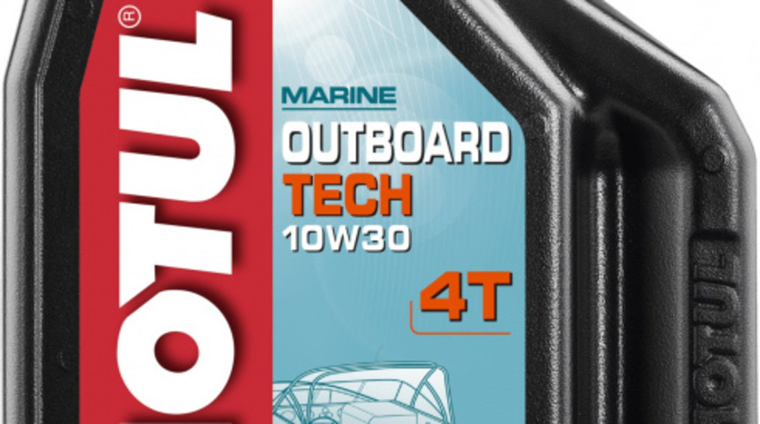 Ulei Motor Marine Motul Outboard Tech 10W-30 4T 2L 106446