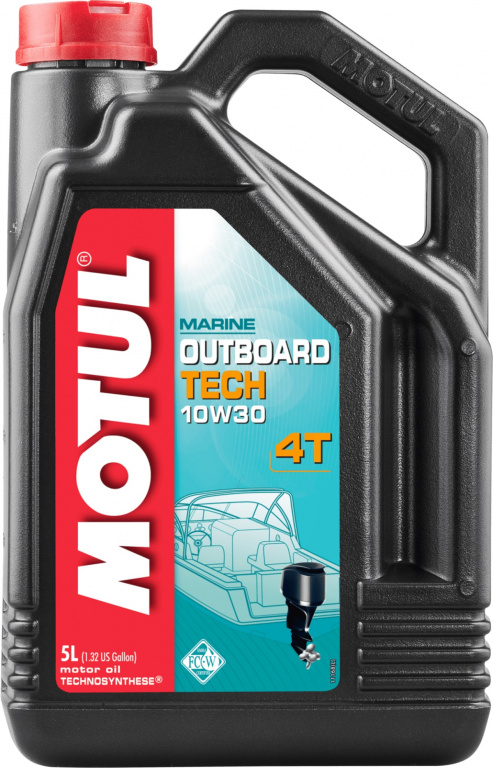 Ulei Motor Marine Motul Outboard Tech 10W-30 4T 5L 106447