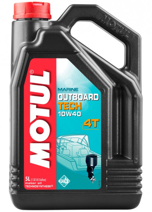 Ulei Motor Marine Motul Outboard Tech 10W-40 4T 5L 106354