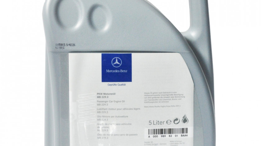 Ulei motor Mercedes 229.3 5W40 5L