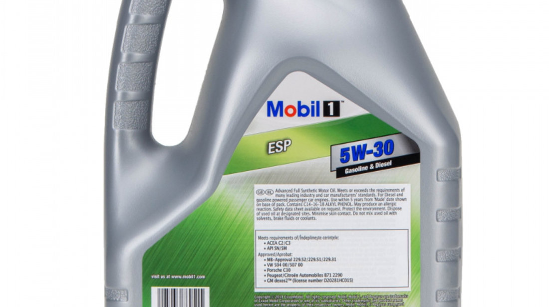 Ulei Motor Mobil ESP Formula 5W-30 4L