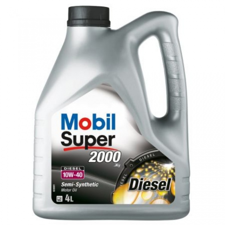 Ulei motor Mobil Super 2000 Diesel 10W-40 4L