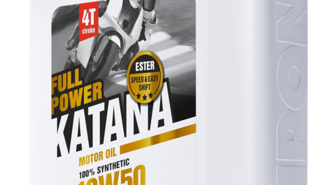 Ulei Motor Moto Ipone Full Power Katana 10W-50 100% Syntetic 4L 800010