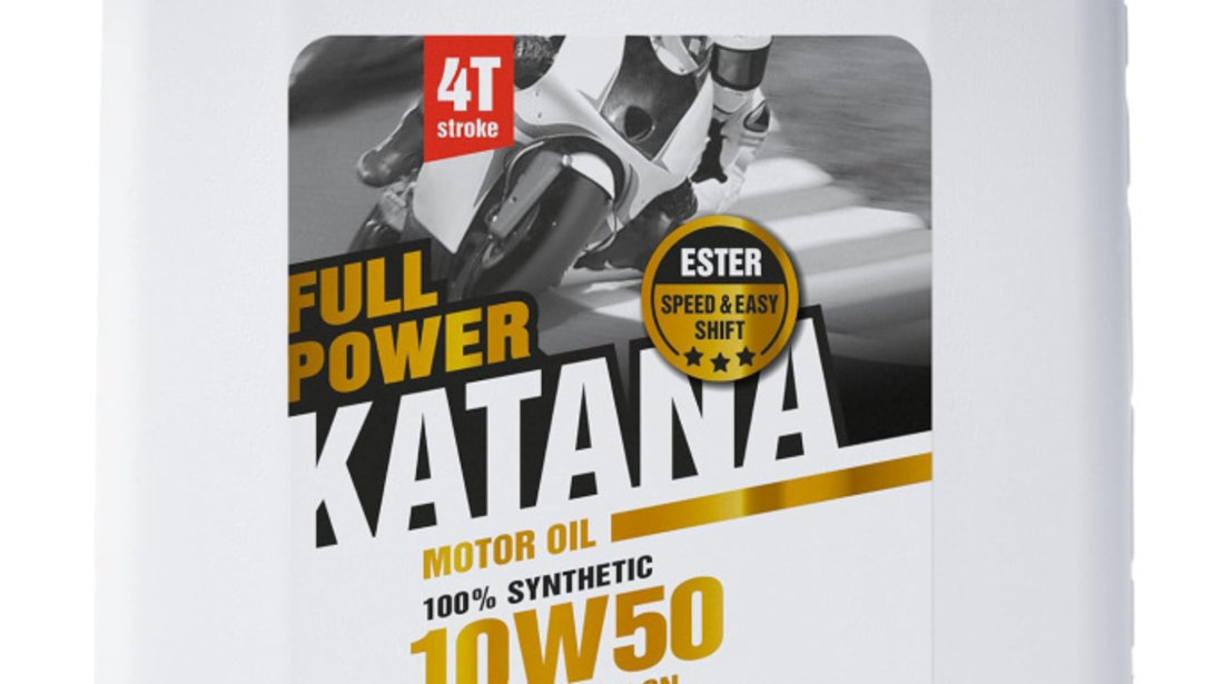 Ulei Motor Moto Ipone Full Power Katana 10W-50 100% Syntetic 4L 800010