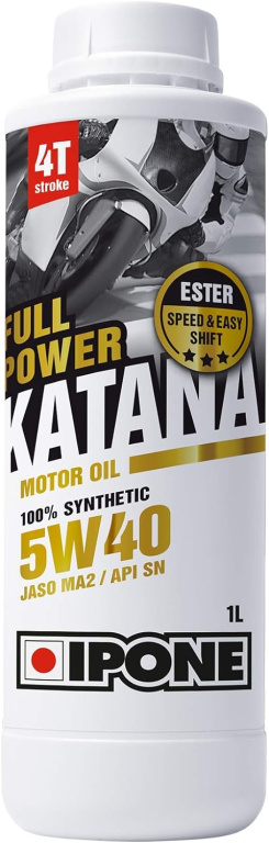 Ulei Motor Moto Ipone Full Power Katana 4T 5W-40 100% Syntetic 1L 800362