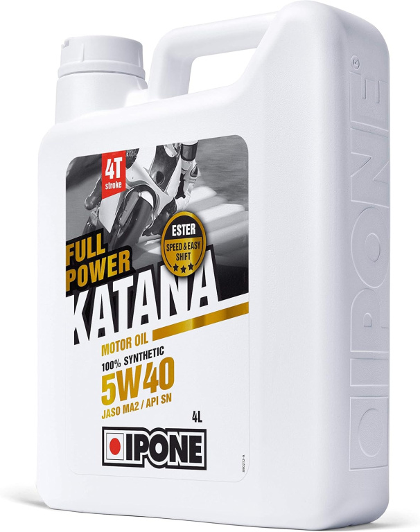 Ulei Motor Moto Ipone Full Power Katana 4T 5W-40 100% Syntetic 4L 800363