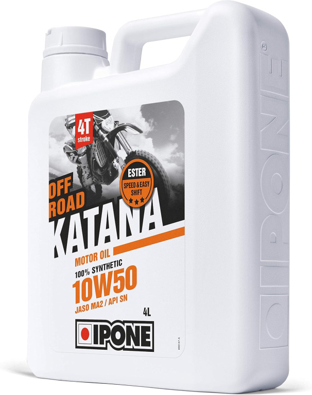 Ulei Motor Moto Ipone Katana Off Road 4T 10W-50 100% Syntetic 4L 800016