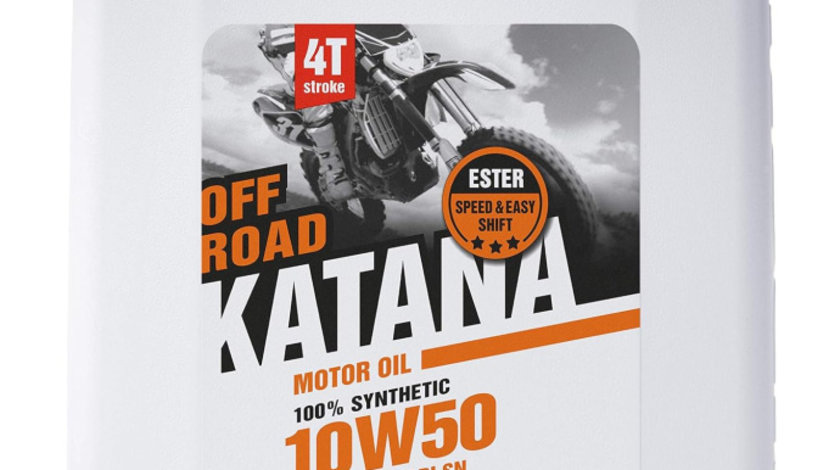 Ulei Motor Moto Ipone Katana Off Road 4T 10W-50 100% Syntetic 4L 800016