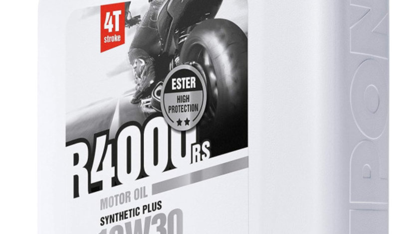 Ulei Motor Moto Ipone R4000 RS 10W-30 Semi-Syntetic 4L 800025