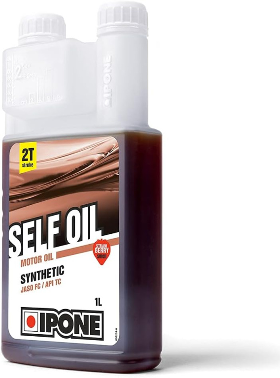 Ulei Motor Moto Ipone Self Oil 2T Strawberry Synthetic 1L 800352