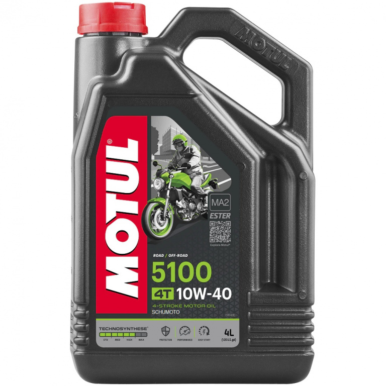 Ulei Motor Moto Motul 4T 5100 10W-40 Ester MA2 4L 104068