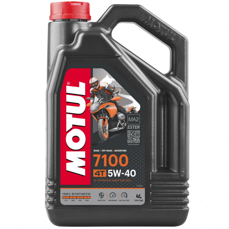 Ulei Motor Moto Motul 7100 4T Ester 5W-40 4L 104087