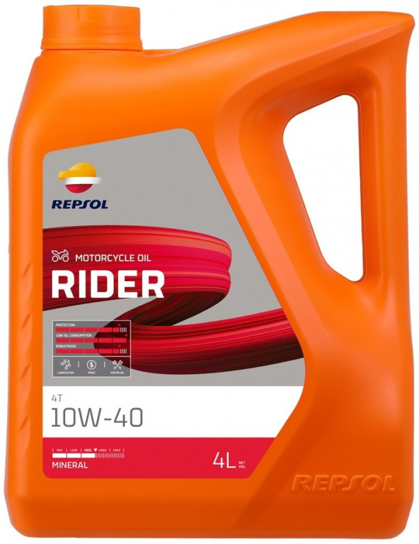 Ulei Motor Moto Repsol Rider 4T 10W-40 4L RPP2130MGB