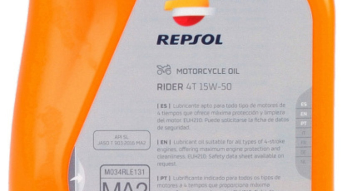 Ulei Motor Moto Repsol Rider 4T 15W-50 1L RPP2130RHC