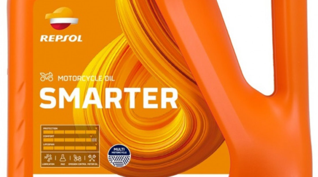 Ulei Motor Moto Repsol Smarter Sport 4T 10W-40 4L RPP2065MGB