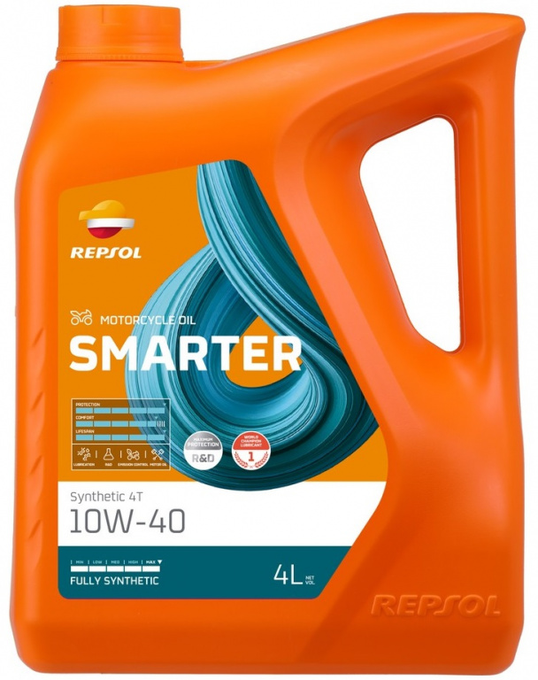 Ulei Motor Moto Repsol Smarter Synthetic 4T 10W-40 4L RPP2064MGB