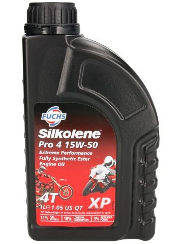 Ulei Motor Moto Silkolene 4T PRO 4 15W50 - XP 1L