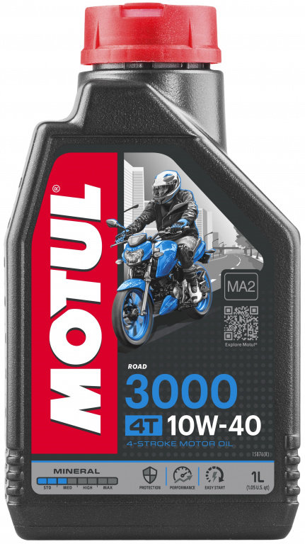 Ulei Motor Motul 3000 4T 10W-40 Mineral MA2 1L 107672