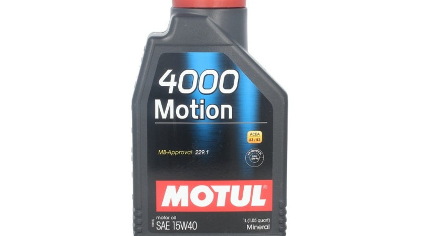 Ulei motor Motul 4000 Motion 15W40 1L 4000 MOTION 15W40 1L piesa NOUA