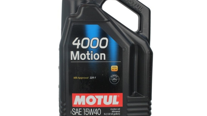 Ulei motor Motul 4000 Motion 15W40 5L 4000 MOTION 15W40 5L piesa NOUA