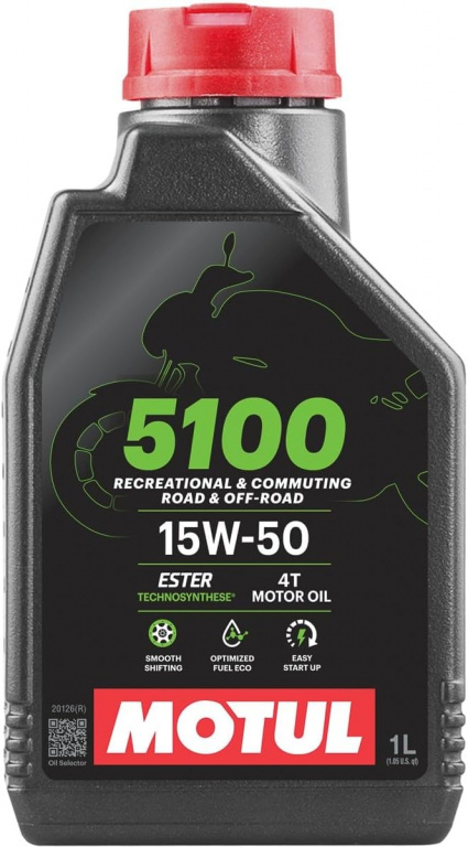 Ulei Motor Motul 4T 5100 15W-50 Technosynthese MA2 1L 104080