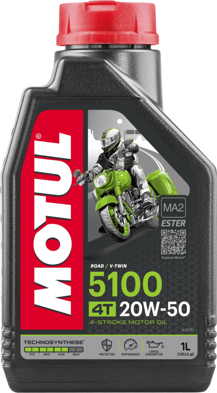 Ulei Motor Motul 5100 4T 20W-50 MA2 Ester 1L 109944
